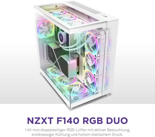 Thumbnail 1 de NZXT F140 RGB Duo 140mm Lüfter