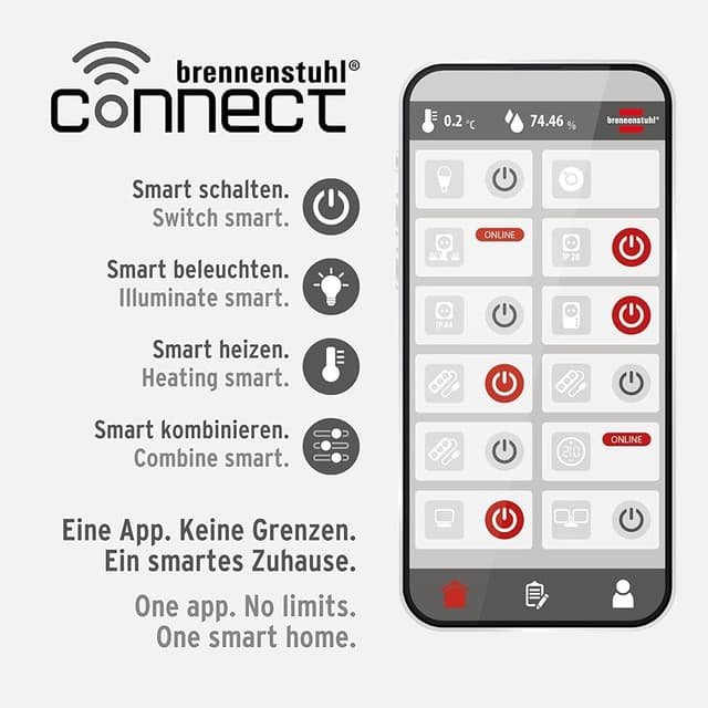 Thumbnail 4 de Brennenstuhl Connect Bombilla LED WiFi E27 compatible Alexa