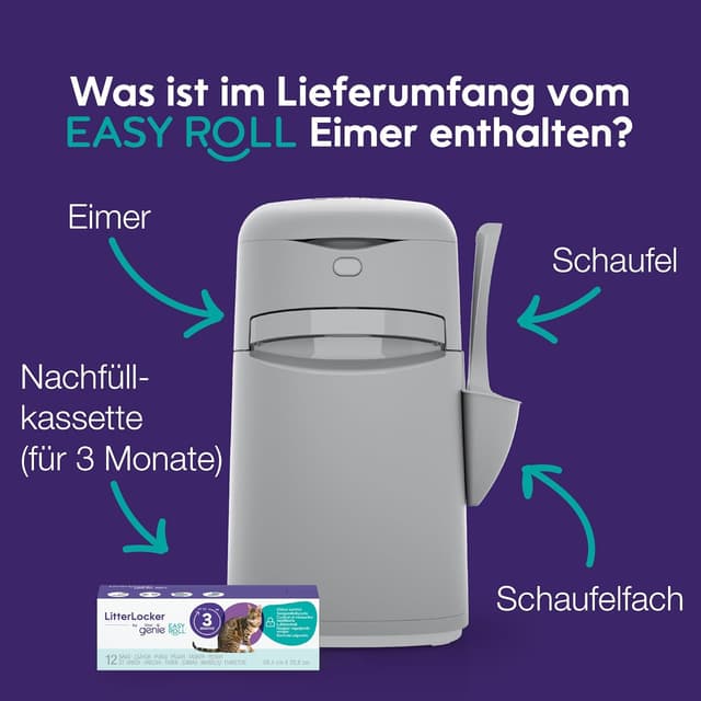 Detalle 1 de Litter Genie Easy Roll Katzentoiletteneimer