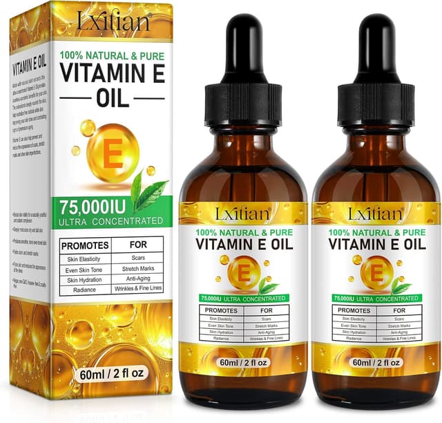 Detalle de Vitamina E Líquida Pura 120 ML antienvejecimiento