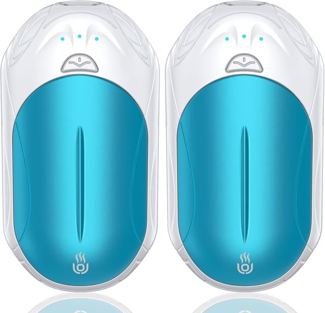 Detalle de OUTJUT 2-Pack Rechargeable Hand Warmers (6000mAh) with 3 Heat Modes, USB