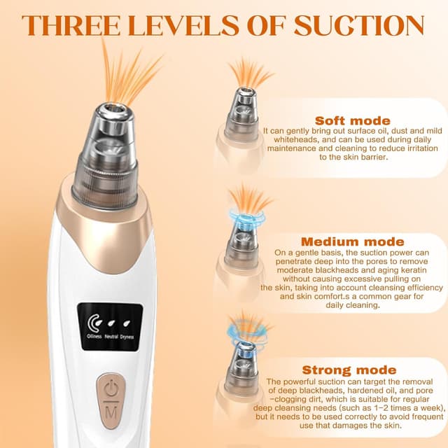 Thumbnail 1 de IGEAIIE Blackhead Remover Vacuum with 3 Suction