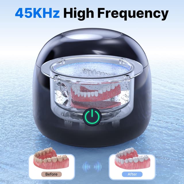 Detalle de CXRUY Ultrasonic Retainer Cleaner for Dentures