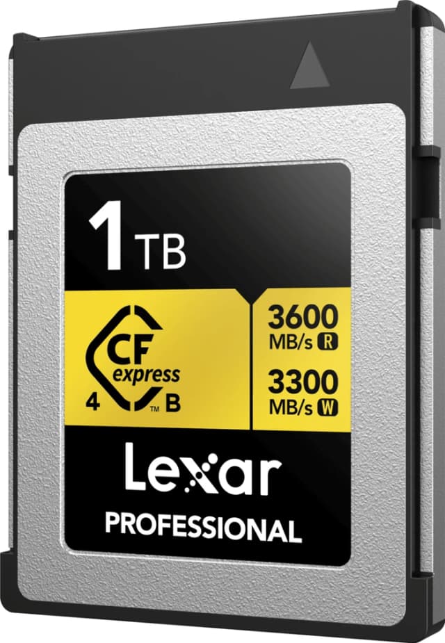 Detalle 2 de Lexar Professional GOLD 4.0 CFexpress Type B 1TB – schnelle Speicherkarte für Foto & 4K/8K