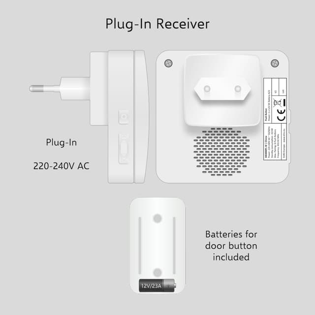 Detalle 2 de ELRO DB3000 Campanello senza fili