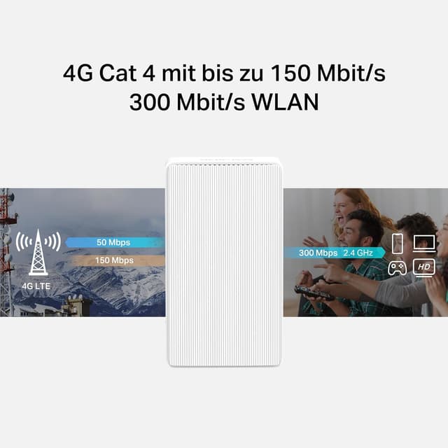 Thumbnail 4 de Mercusys MB110-4G LTE Router 150 Mbit/s