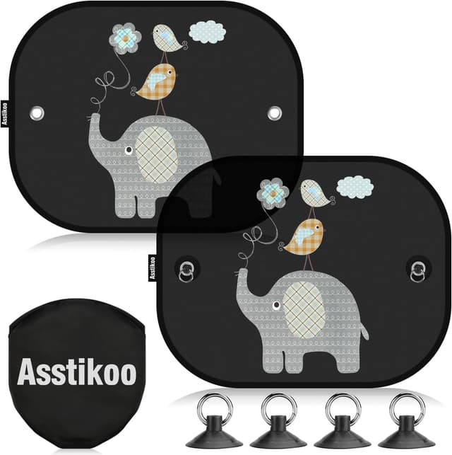 Imagen de Asstikoo Car Window Shades 45x35.5cm en OfertitasTOP