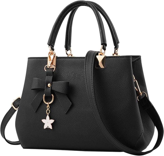 Thumbnail 1 de Wocharm PU Leather Ladies Shoulder Bag with Top Handle – casual & work tote