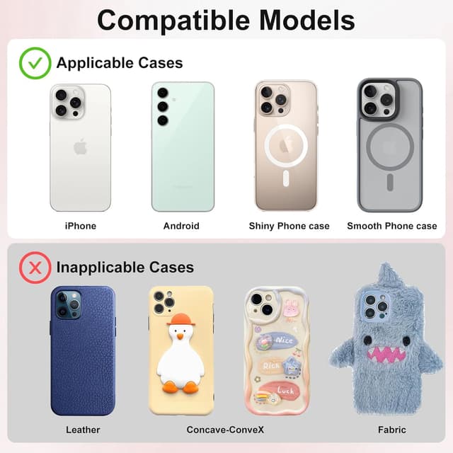 Detalle 2 de Yojaro 4Pack suction cup phone mount