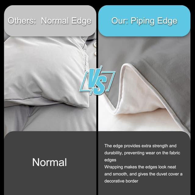 Thumbnail 6 de Lila Tornado Bettbezug 135x200 100% Baumwolle