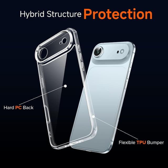 Thumbnail 3 de ivoler Clara 17 Air Funda Transparente + 2 Cristales 🛡️