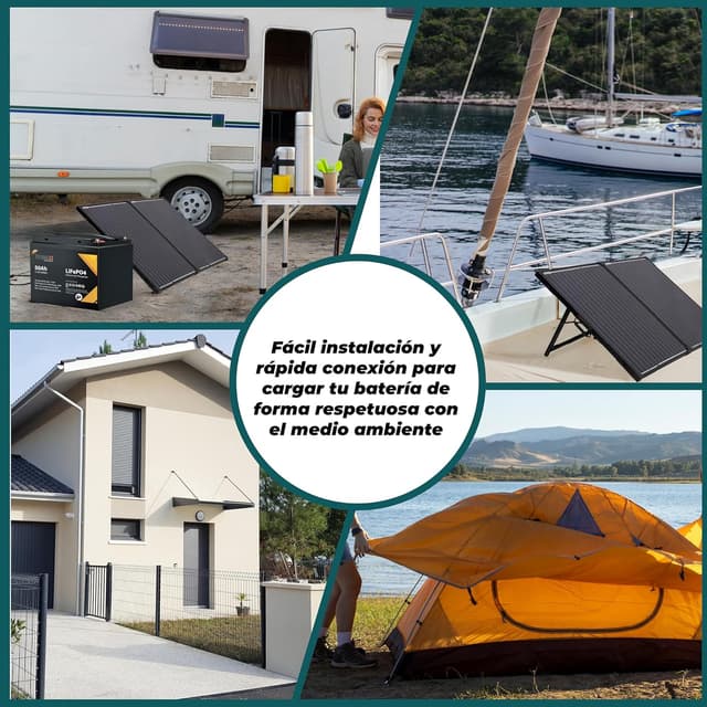 Thumbnail 5 de Cargador solar Technaxx 100W TX-215 portátil con LCD ☀