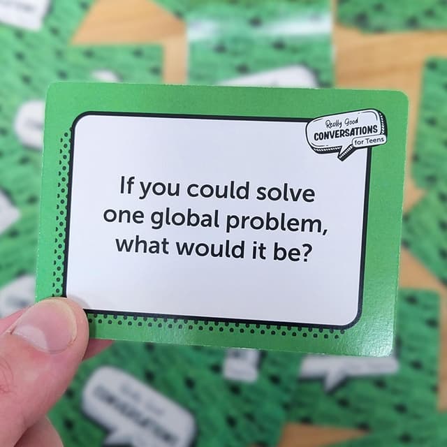Detalle de Really Good Conversations for Teens cards