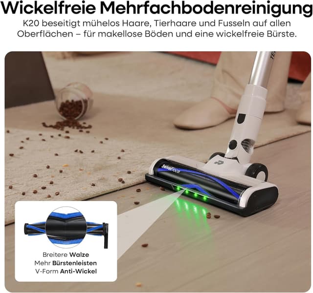 Detalle 2 de ElecKeys K20 Akkustaubsauger 48000 Pa