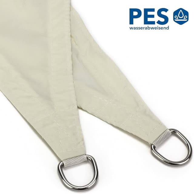 Detalle de Purovi tenda da sole quadrata impermeabile 3 x 3 m con occhielli