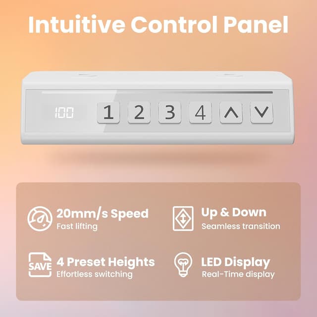 Thumbnail 5 de HUANUO 32in Small Electric Standing Desk