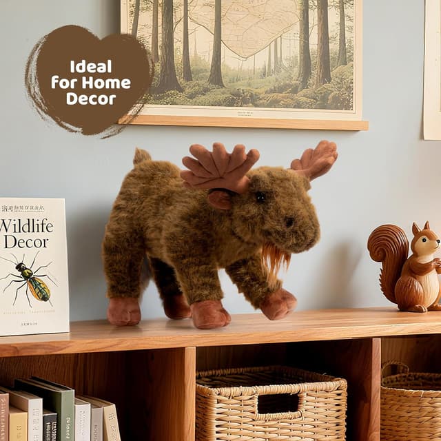 Thumbnail 6 de BEJOY Elch Plüschtier