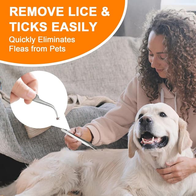 Detalle de Grill Guard Tick Remover Tools Kit (Stainless Steel) for Dogs, Cats & Humans