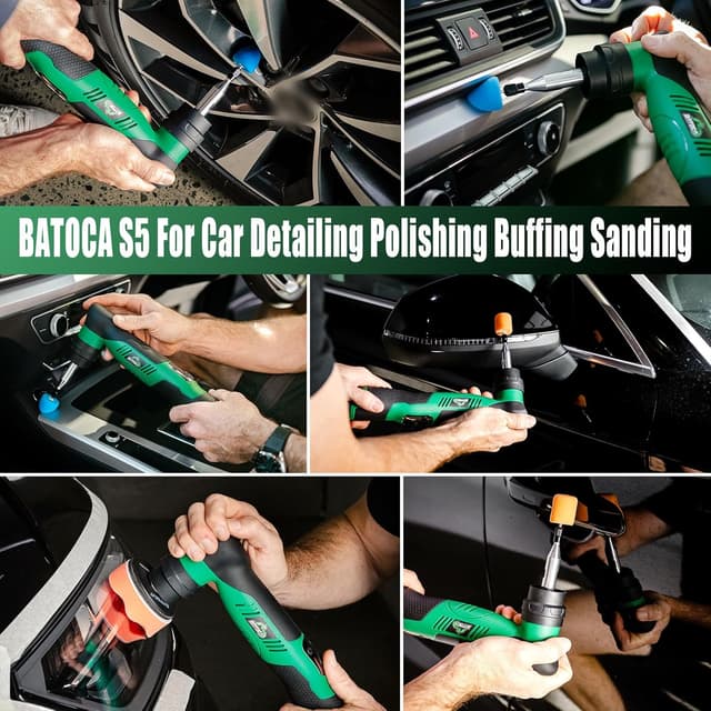 Detalle de BATOCA S5 cordless car polisher 12V