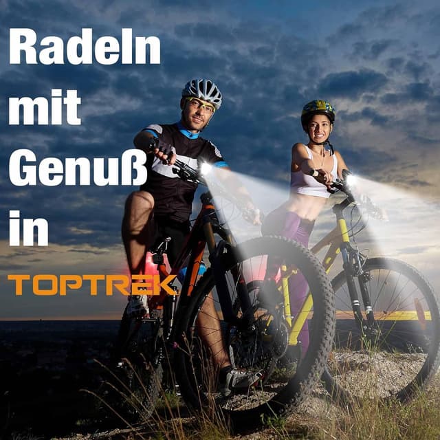 Thumbnail 6 de toptrek Fahrradlicht Set 100LUX Front- und Rücklicht