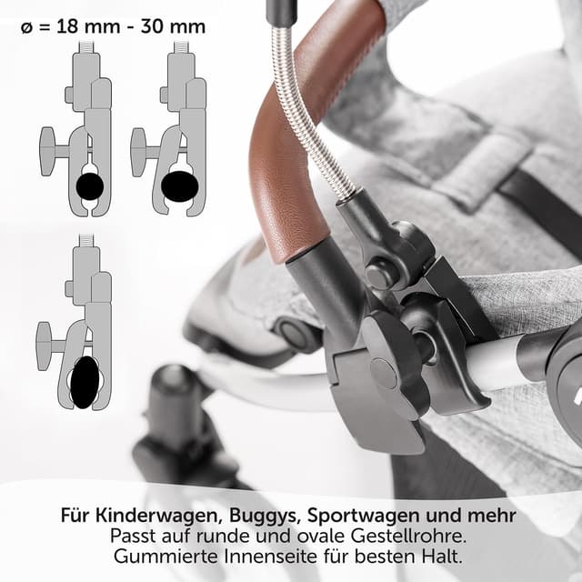 Detalle 1 de Zamboo Universeller Sonnenschirm UV 50+ 73 cm