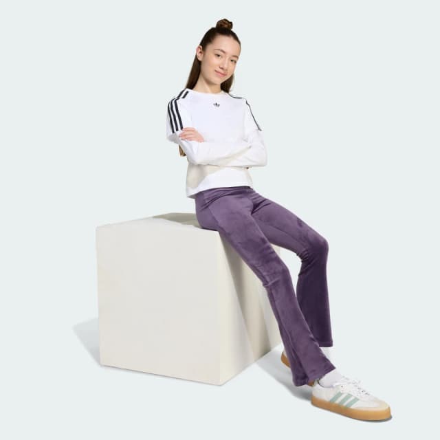 Thumbnail 2 de Adidas Pantalón de terciopelo violeta
