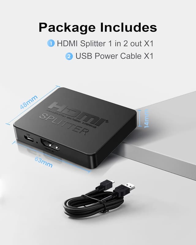 Thumbnail 6 de HDMI Splitter 1 in 2 Out 4K