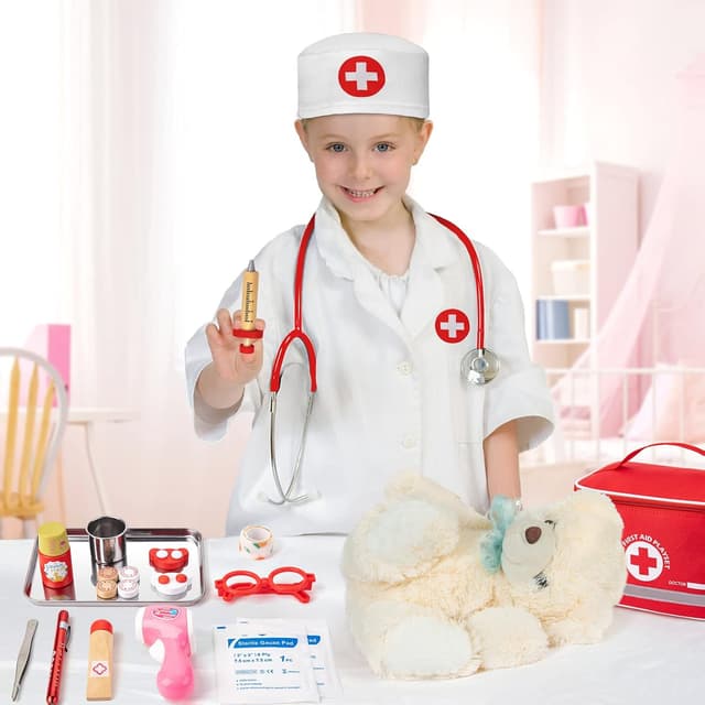 Thumbnail 4 de EFO SHM Arztkoffer Holz 34-teilig Doktorkoffer