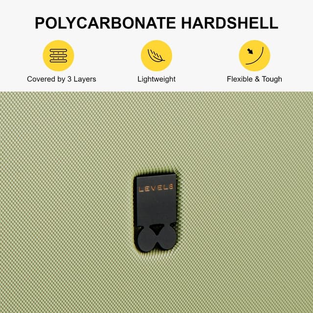 Detalle 2 de LEVEL8 8 spinner carry on suitcase 55cm