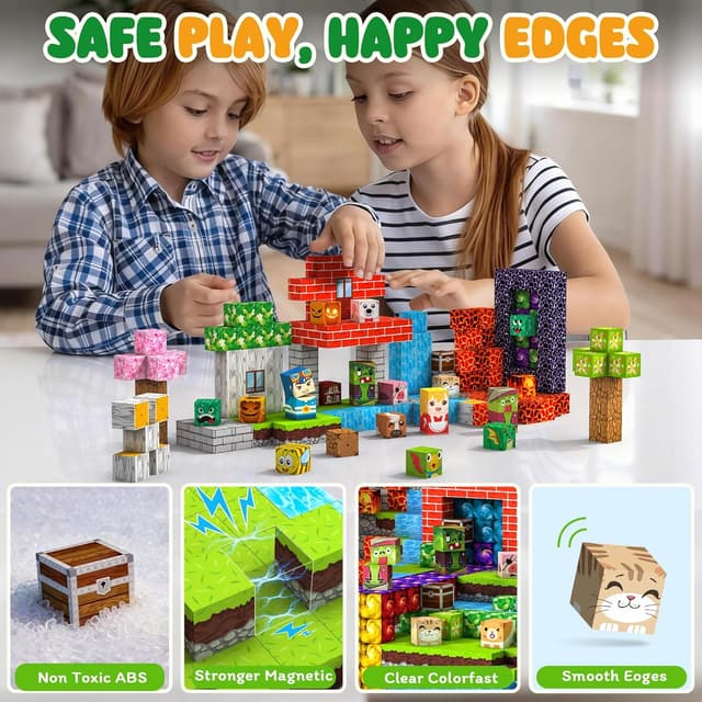 Thumbnail 6 de Crifeton 220 PCS blocchi magnetici 2cm 🧩