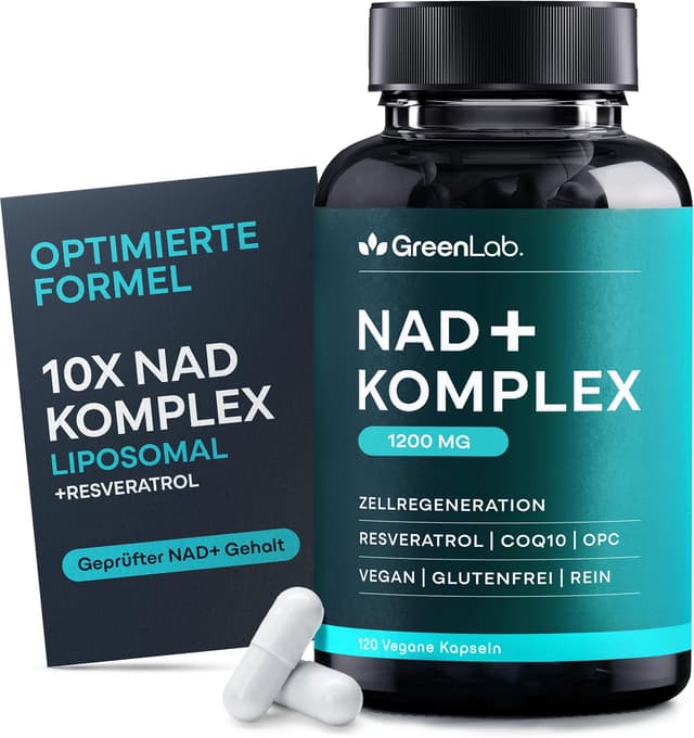 Detalle de Nuri Green Lab NAD+ Komplex 1200 mg