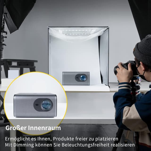 Thumbnail 4 de RALENO 50×50 cm Fotobox 4500 lm Lichtbox