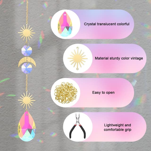 Thumbnail 2 de OFFCUP Appeso Arcobaleno Prisma Finestra 200 pezzi 🏠