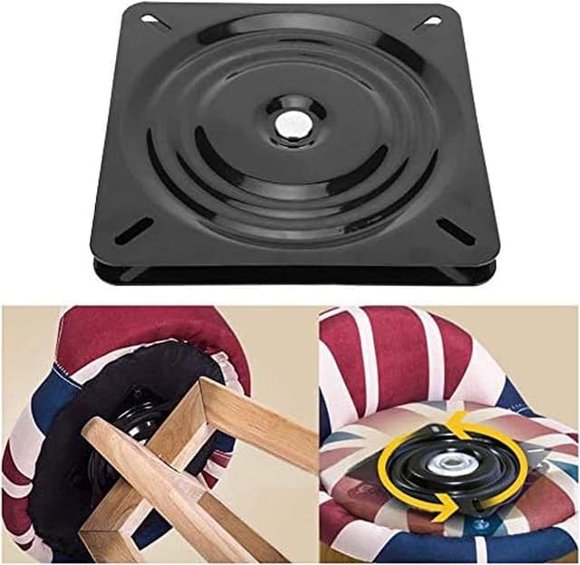 Detalle de Plateau tournant à roulement à billes 360° LZYKJGS, 177 x 177 x 28 mm