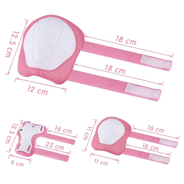 Thumbnail 4 de WayEee Knieschoner Kinder mit Helm rosa