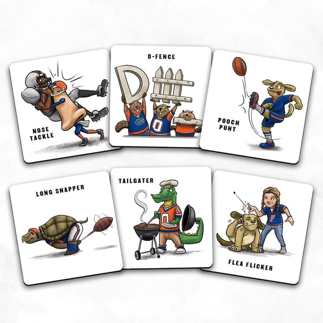 Detalle de YouTheFan NCAA Officially-Licensed Memory Match Game (Team-Specific Cards)