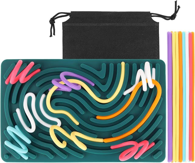 Imagen de ddLUCK Sensory Activity Board 6-colour silicone fidget toy en OfertitasTOP