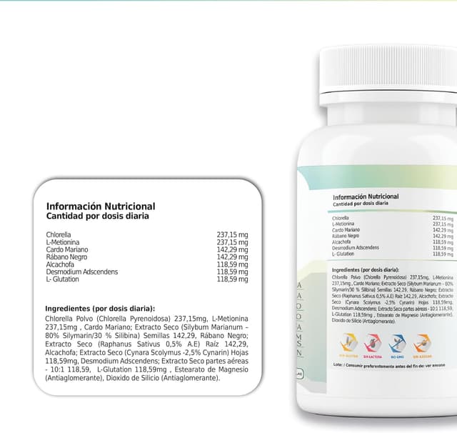 Thumbnail 5 de Healthy Fusion Detox Cleaner 🌿 | Depurativo Hígado y Colon, 60 cápsulas