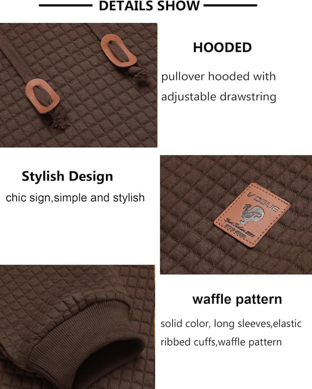 Thumbnail 4 de COOFANDY Men's Hooded Sweatshirt