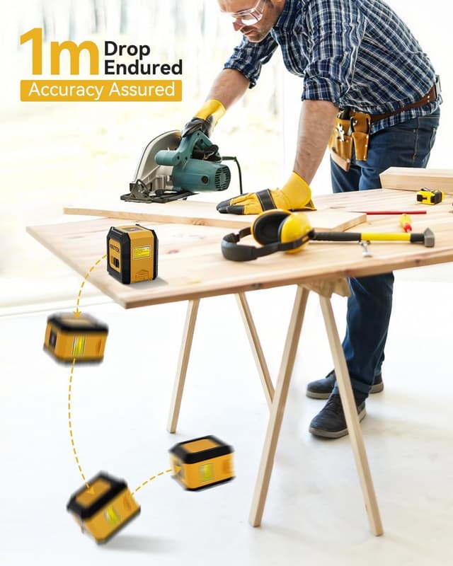 Thumbnail 6 de Nikotek Green Laser Level 1m Beam