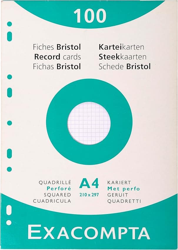 Detalle 2 de Exacompta 13603E funda para 100 fichas Bristol