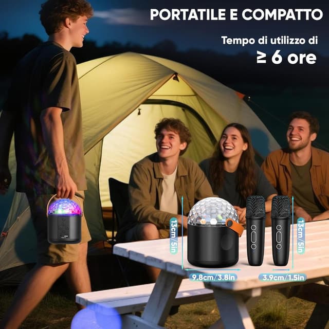 Thumbnail 6 de Karaoke con microfono portatile 🎤