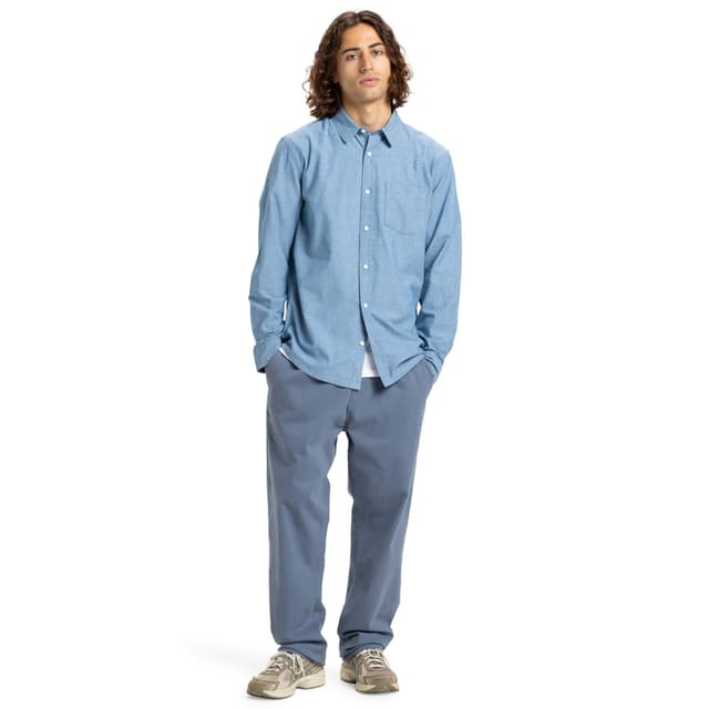 Detalle 2 de Quiksilver Yosemite Chambray camisa de hombre