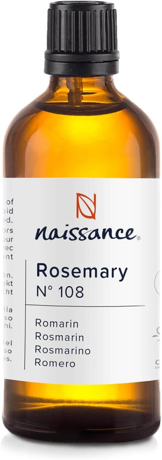 Detalle de Naissance Rosmarinöl (Nr. 108) – 100% naturreines ätherisches Rosmarinöl, 100 ml