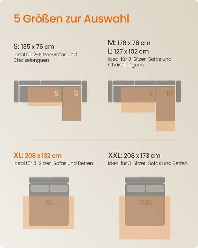 Thumbnail 4 de Feandrea wasserdichte Hundedecke 208 x 132 cm