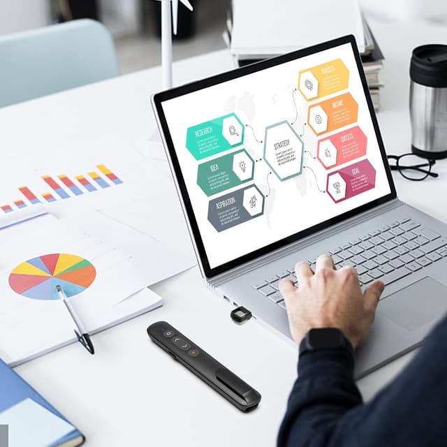 Detalle 1 de Presenter Laserpointer 2 in 1 mit 30 m