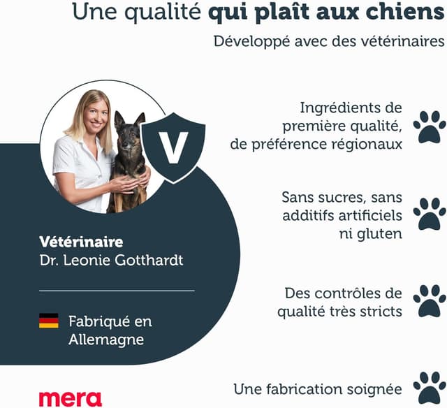 Thumbnail 3 de MERA Pure Sensitive Dinde & Riz, croquettes pour chiens sensibles, 4 kg ⚙