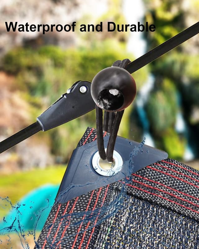 Detalle 2 de WMZOBH Spanngummis mit Kugel 25 cm – 25 Stück für Planen, Zelte & Abdeckungen