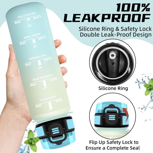 Thumbnail 3 de Mujigaga Botella 1 L a prueba de fugas