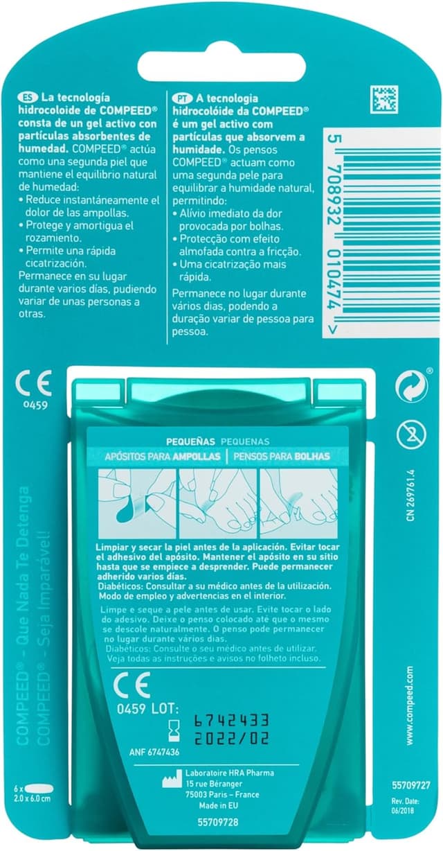 Thumbnail 1 de Compeed Anti-Ampoules pour les Pieds 6 uds
